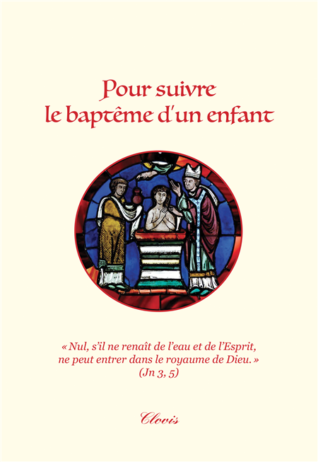 Pour suivre le baptême d'un enfant (Lot de 10 carnets)