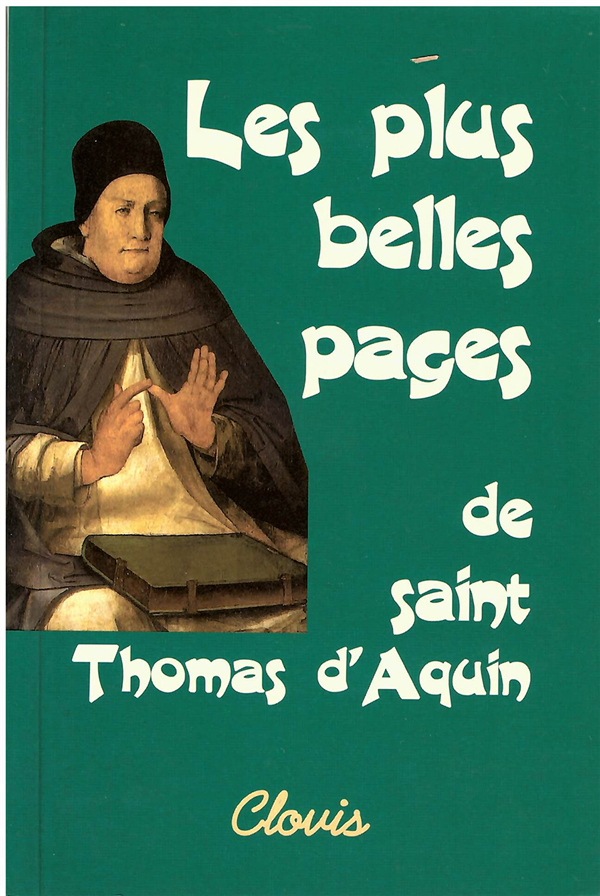 Les plus belles pages de saint Thomas d'Aquin