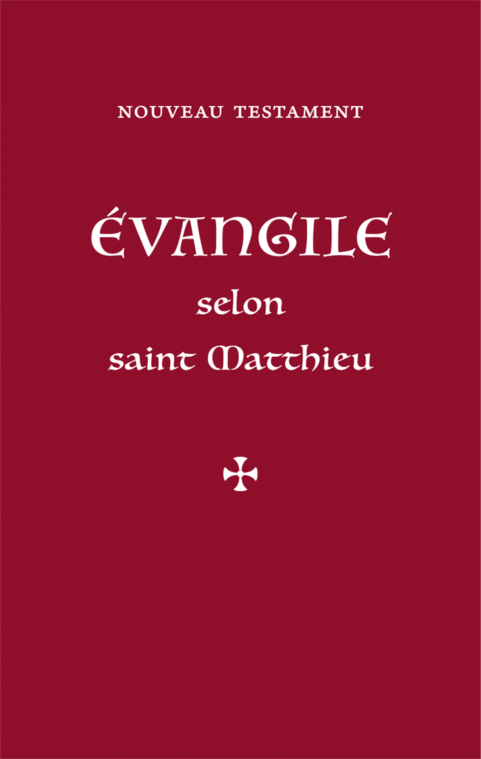 Evangile selon Saint Matthieu (format poche)