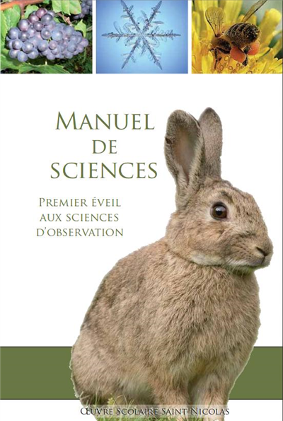 Manuel de sciences - Premier éveil aux sciences d'observation