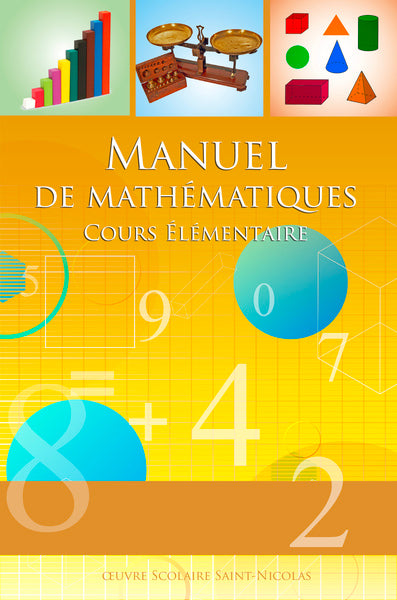 Manuel de mathématiques - Cours élémentaire