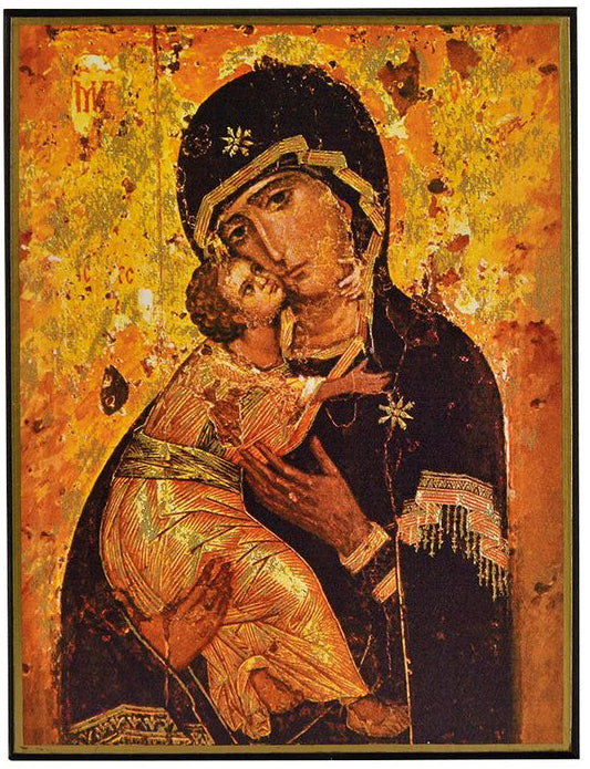 Icône - Vierge de Tendresse - 13 x 17 cm