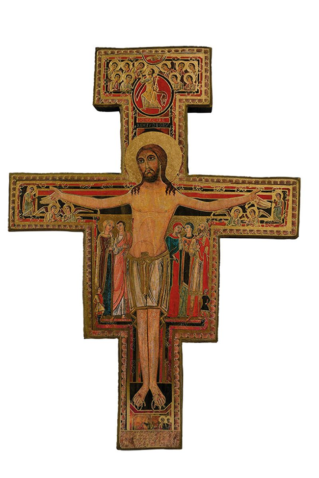 Icône Croix de saint François - 22 x 18 cm