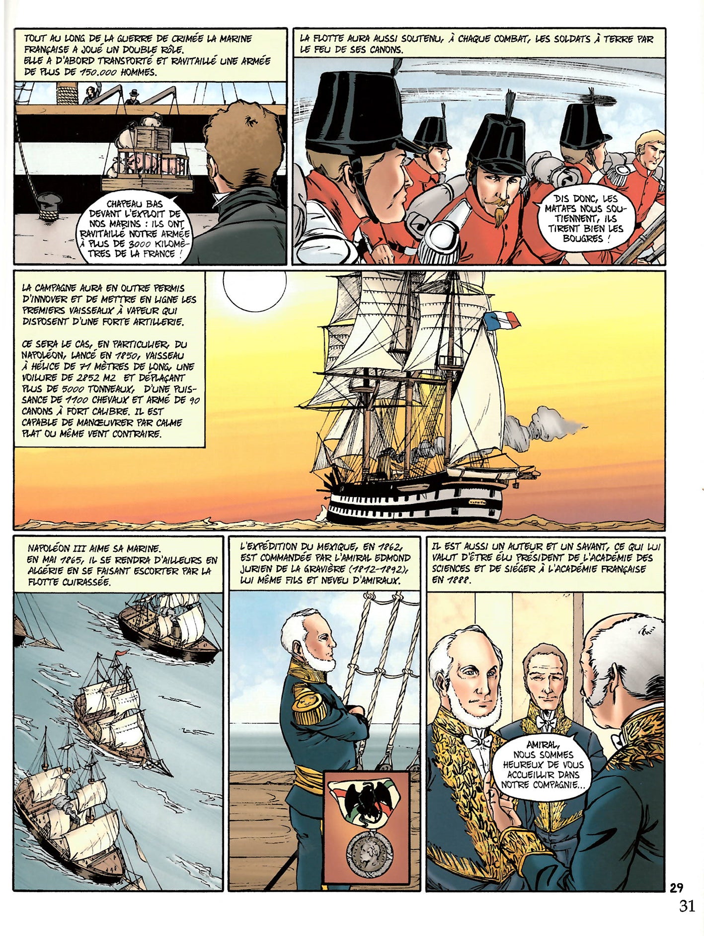 La grande fresque de la marine - Tome 3 (BD)