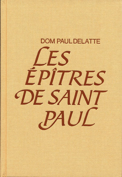 Les épîtres de saint Paul