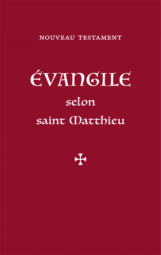 Evangile selon Saint Matthieu (format poche)