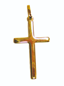 Croix - Plaqué or - 25mm