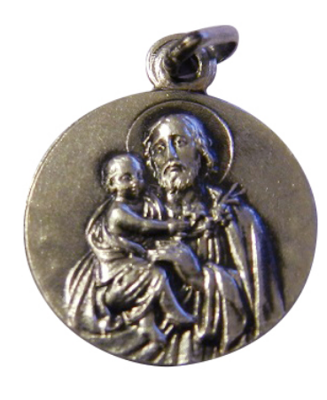 Médaille de saint Joseph - Argent - 17 mm