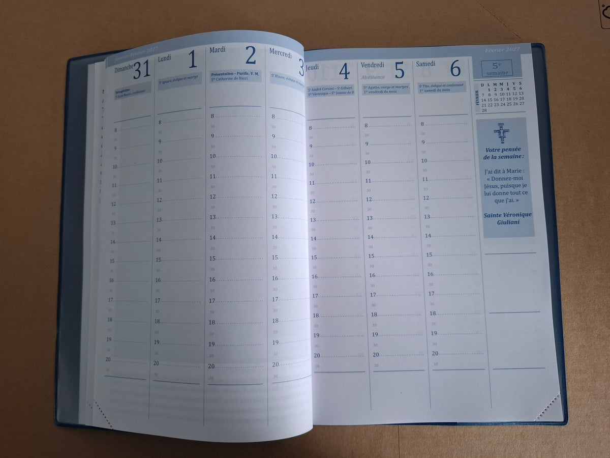Agenda de bureau Clovis 2027