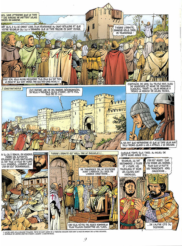Avec les croisés - Tome 1 : des origines à l'an 1162 (BD)