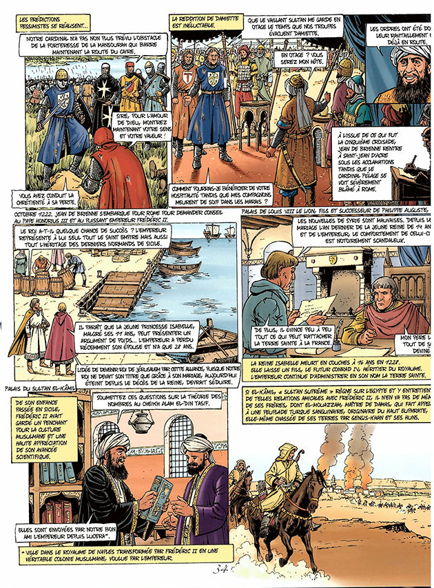 Avec les croisés (BD) Tome 2