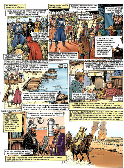 Avec les croisés (BD) Tome 2