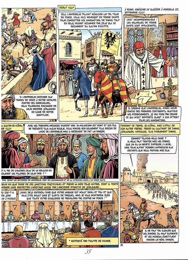 Avec les croisés (BD) Tome 2