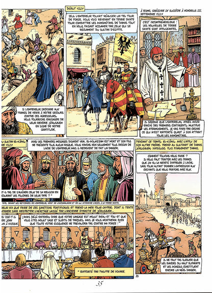 Avec les croisés (BD) Tome 2