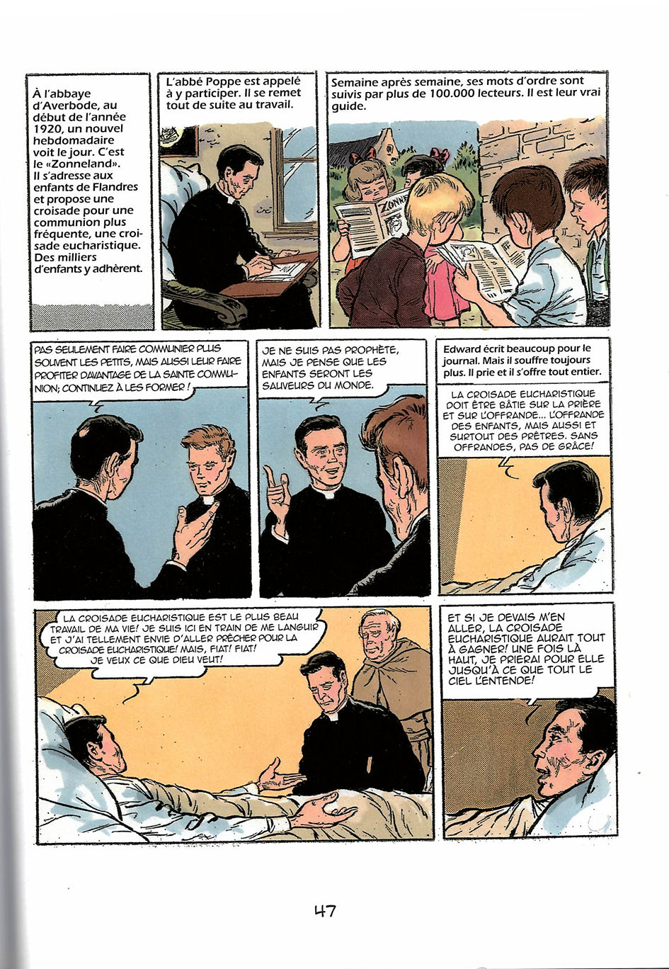 La belle aventure d'un fils de boulanger - L'abbé Edouard Poppe (BD)