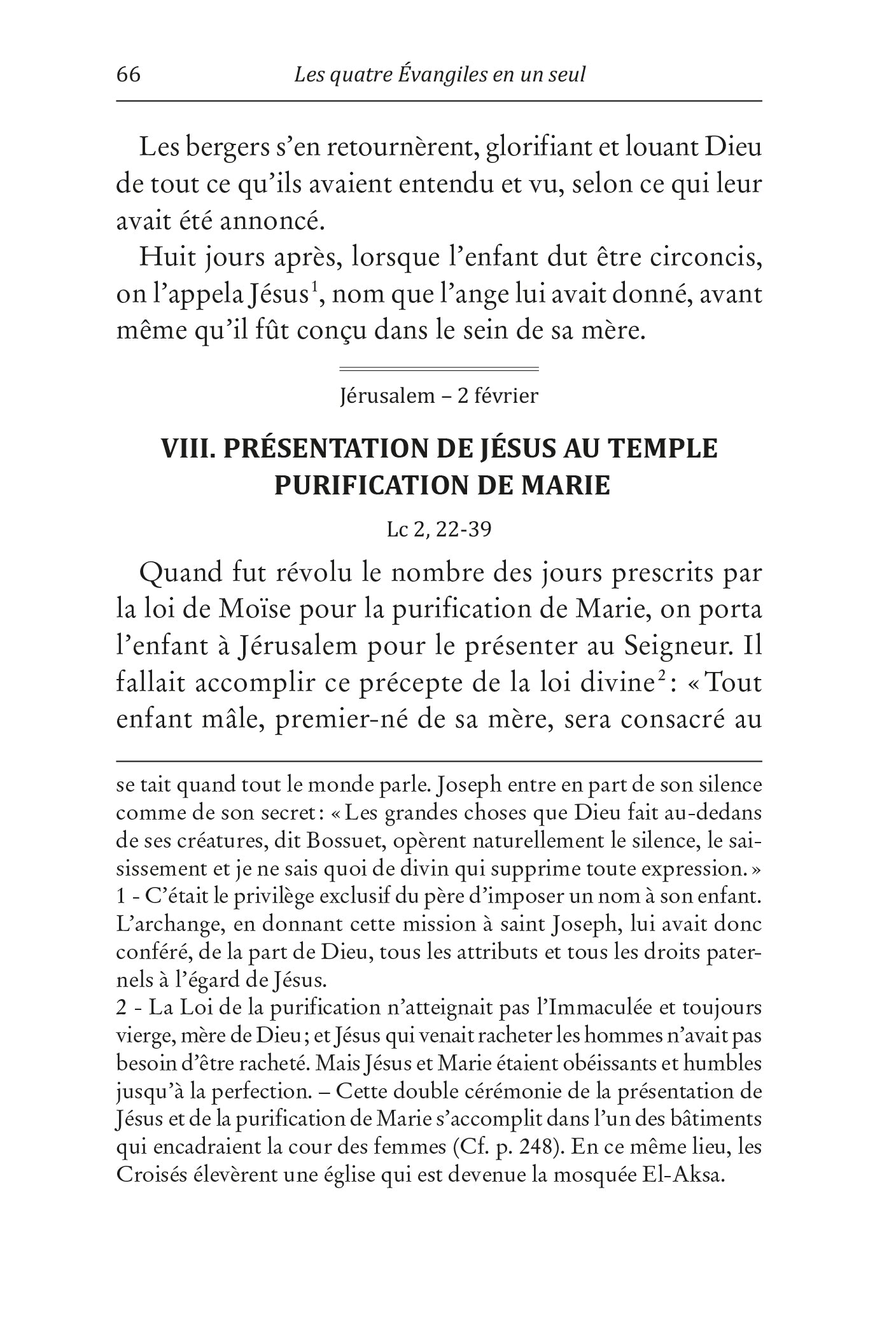 Les quatre Evangiles en un seul (Chanoine Weber)