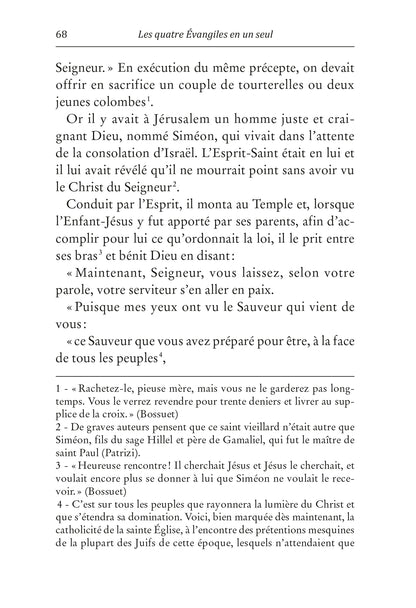 Les quatre Evangiles en un seul (Chanoine Weber)