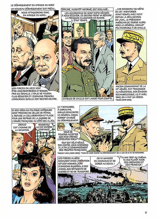 La seconde guerre mondiale (Bande dessinée) Tome 2